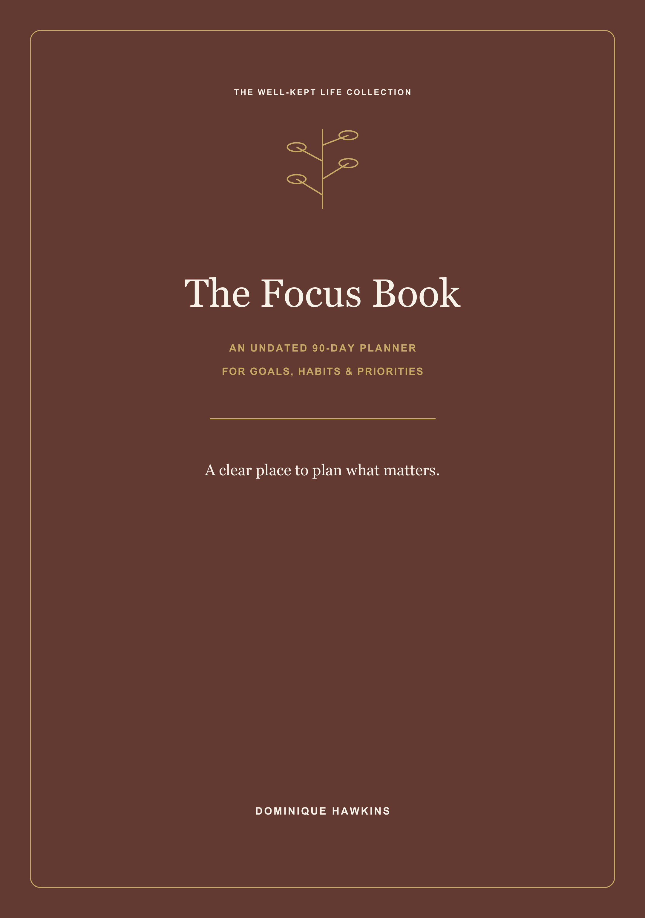 The Focus Book hardcover cover
